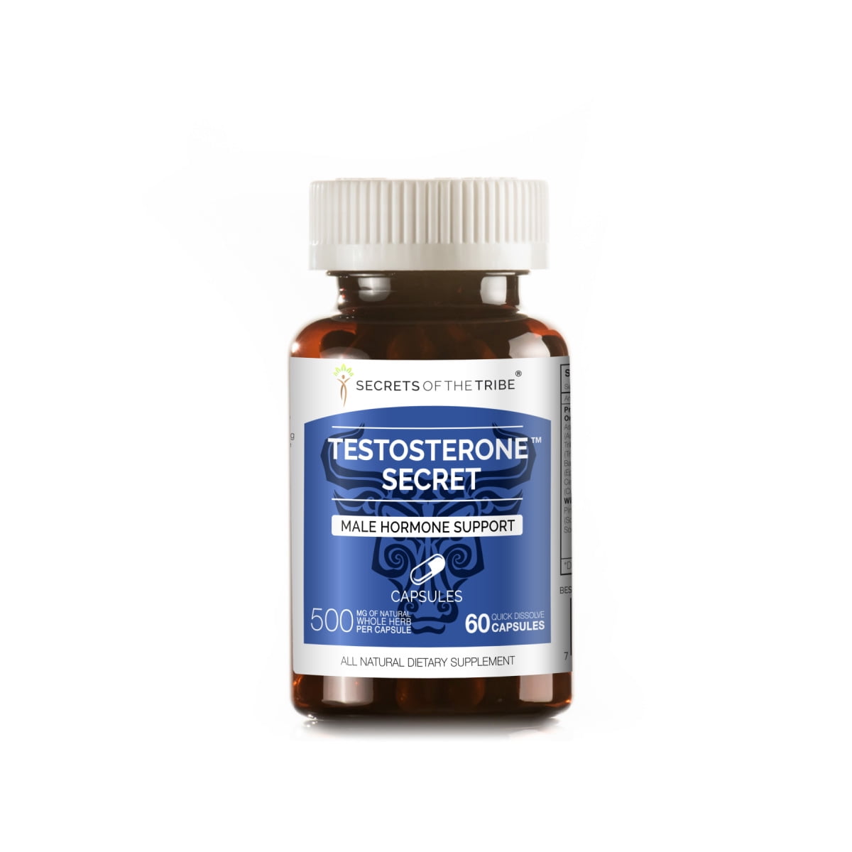 Testosterone Secret 60 Capsules, 500 mg, Pine Pollen, Astragalus