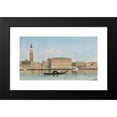 thumbnail image 2 of Karl Kaufmann 18x12 Black Modern Framed Museum Art Print Titled - Venice, a View of St Mark's Colum, 2 of 5