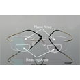 thumbnail image 3 of Mens Rimless Bifocal Reading Glasses Light Weight Readers Flexible Vintage, 3 of 3