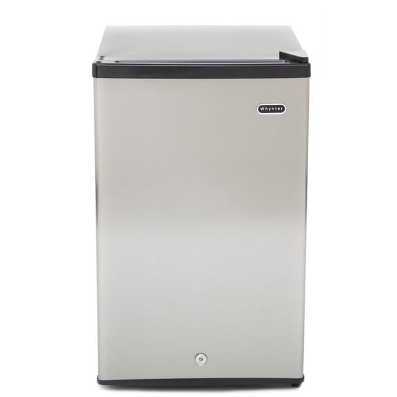 Whynter Cuf-210SS Energy Star Stainless Steel Upright Freezer with Lock, 2.1 cu ft