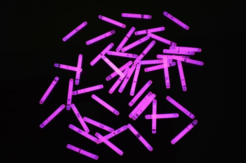 pink glow sticks