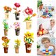 thumbnail image 3 of Kit Colección Botánica Flores Artificiales Flower Botánicos Bloques Construcción Conjunto Juguete Edificios Con Jarrón Exquisito para La Oficina en Casa, 3 of 9