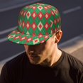 thumbnail image 6 of Custom Christmas Printed Flat Baseball Cap – Adjustable Snapback Hat with Flat Bill, Breathable and Durable, Personalized Design for Sports, Travel & Daily Wear, 6 of 6