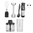 thumbnail image 2 of Immersion Blender, Blending Mixer 1000W Easy Cleaning Bell Shaped Design Juicer Meat Mincer Stainless Steel Blade  For Cooking, 2 of 8