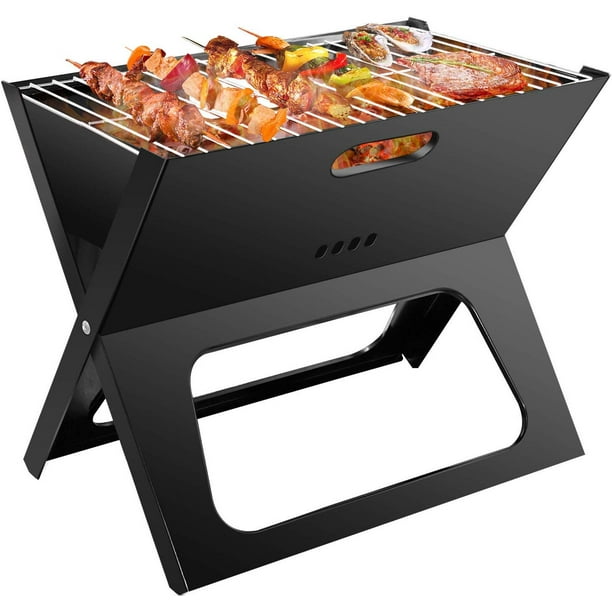 Charcoal Grill Folding Portable BBQ Grill Ultralight Foldable Grill Easy to Setup