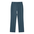 thumbnail image 5 of cocolona Womens High Waist Business Casual Dress Pants Elastic Waist Straight Wide Leg Commute Work Pants with Pockets, 5 of 5