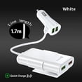 thumbnail image 4 of Cargador de Coche de 4 Puertos USB 40W 8A QC3.0 para Laptop Smartphone (Negro), 4 of 5