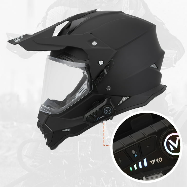 Motocross Helmet Mt Dual Sport Helmet OUMURS DOT Bluetooth