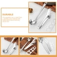 thumbnail image 3 of Stainless Steel Spaghetti Fish Noodle Measurer Server Tool Portable Slotted Pasta Spoon Utensil, 3 of 6