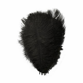 Black Fluff Marabo Craft Feathers 10.5 Grams