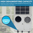 thumbnail image 5 of Whynter Portable Air Conditioner, Dehumidifier, & Fan with HEPA Filter 500 sq ft Efficiency 14000 BTU ARC-147WF, 5 of 17