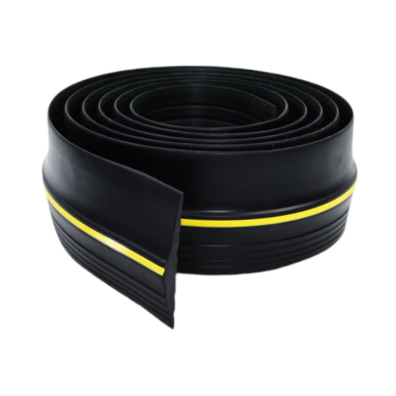 Baoblaze Garage Door Bottom Threshold Seal Strip Replacement Strip Multipurpose, Waterproof Weatherproofing DIY Garage Door Seal Strip 500cm Single Nonslip