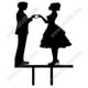 thumbnail image 3 of Mr and Mrs Cake Topper Acrylic Love Wedding Cake Topper Funny Bride and Groom Cake Topper, 1PC, 3 of 3