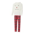 thumbnail image 2 of Christmas Family Pajamas Set Xmas Nightwear Clothing Outifts Deer Embroidery Tops+Trousers/Romper, 2 of 8