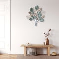thumbnail image 4 of Accent Collection Green And Gold Tropical Metal Tree Artwork, Nature-Inspired Leaf Wall Decor For Master Bedroom, 4 of 6