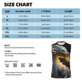 thumbnail image 4 of Kdxio Golden White Fire Dragon for Men's Muscle T-shirt,Sleeveless for Workout Running Athletic Gym Lounge Casual, 4 of 5