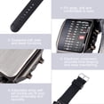 thumbnail image 3 of Cergrey Male Female Electronic LED Watch PU Strap Date Function Wristwatch, PU Strap Watch, Unisex Watch, 3 of 7