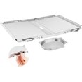 thumbnail image 4 of Entesi 24" x 15.5' Stainless Steel Grill Drip Pans  Adjustable Grill Replacement Parts Outdoor BBQ Drip Pan for Backyard,and More, 4 of 7