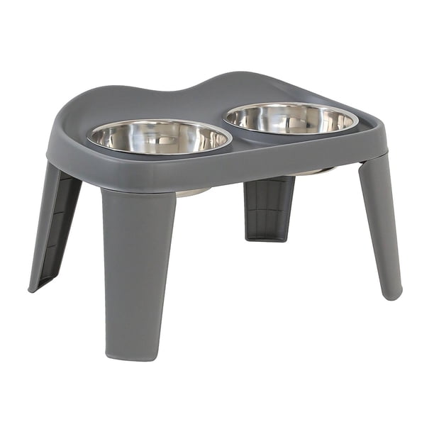 Cuencos s para gatos Cuencos s para comida de gatos para perros y gatos pequeños Gris