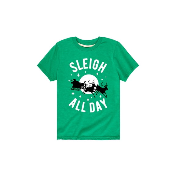 Instant Message - Sleigh All Day - Toddler Short Sleeve Tee