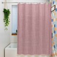 thumbnail image 3 of Shower Curtains for Bathroom-36"x72",Naked Pink Solid Color Waterproof Bath Curtain Grommet Shower Curtain Set with Hooks, 3 of 9