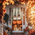 thumbnail image 4 of Loyerfyivos Fanciful Gnome Door Cover Banner, Rustic Autumn Decor for Front Door, Fall Harvest Festival Indoor Outdoor Decoration 36x72 Inch, 4 of 6