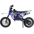 thumbnail image 2 of Moto Cross Pocket Montable Niños Motor Gasolina 45km/h Azul Little Monkey, 2 of 5