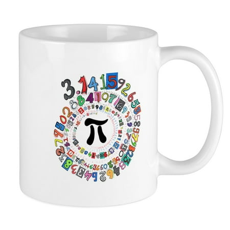 

CafePress - Pi Spiral Mugs - Ceramic Coffee Tea Novelty Mug Cup 11 oz