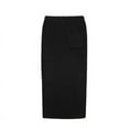 thumbnail image 3 of Chouyatou Women's Turtleneck 2 Piece Outfits Ribbed Knit Sweater Midi Pencil Skirt Set, 3 of 6