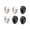 Multicolor-3B-home supplies, variant on LEFTHIGH Home 6Pcs Easter Eggs Hanging Decoration Creativeness Broken Eggs Plastic Ornaments for Scene Arrangement Party or Home Decor Home