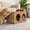 brown22, variant on Cat Scratcher Bed, 2 In 1 Cardboard Lounge Pad, Indoor Cat Nap Bed Scratch Board for Play Sleep Claw Care Daily Rest
