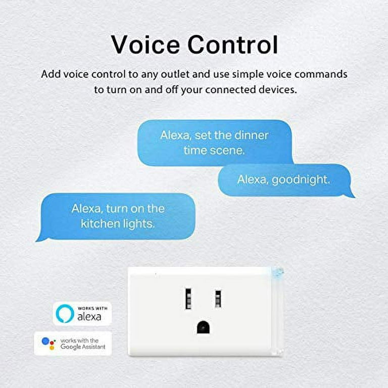 Restored Kasa Smart Plug Hs103p3, Smart Home Wi-Fi Outlet Works with Alexa, Echo, Google Home & Ifttt, No Hub Required, Remote Control,15 Amp,UL
