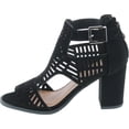 thumbnail image 2 of TOP Moda LEVIN-1 Ankle Strap Open Toe Chunky Heel Platform Gladiator Sandal, 2 of 7