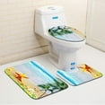 thumbnail image 3 of Injueey Juego de 3 unidades de alfombrillas para baño, alfombrilla antideslizante para cocina, alfombrilla para baño, alfombrilla para baño, Decoración del hogar TYPE3 2 #, 3 of 6
