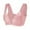 Pink, variant on Women's Front Closure Posture Bra Full Coverage Back Support Comfy