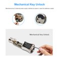 thumbnail image 3 of Graflsoa Tuya Smart Bluetooth Lock Cylinder - Advanced Security with APP, Fingerprint, Password & Key Access - Model C001D-40/40 (Tuya Edition), 3 of 7