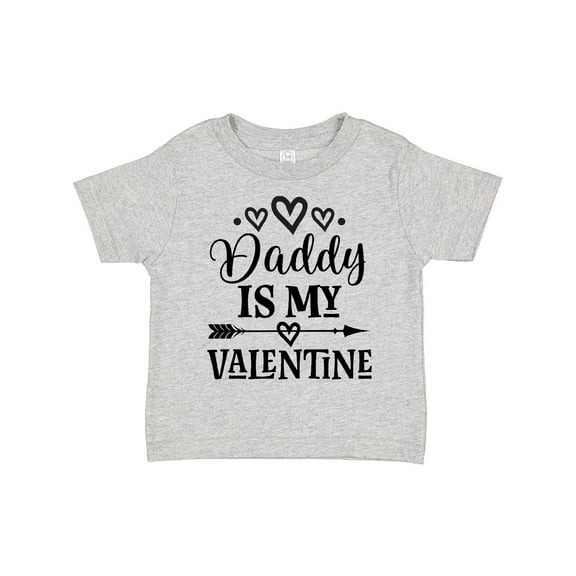 Inktastic Daddy is My Valentine Holiday Girls Toddler T-Shirt