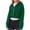 Green, variant on Girls Cropped Hoodie Zip Up Sweatshirt Long Sleeve Solid Color Pullover Jacket Teen Fashion Outerwear Casual Fall Winter Coat Orange 11-12 Years