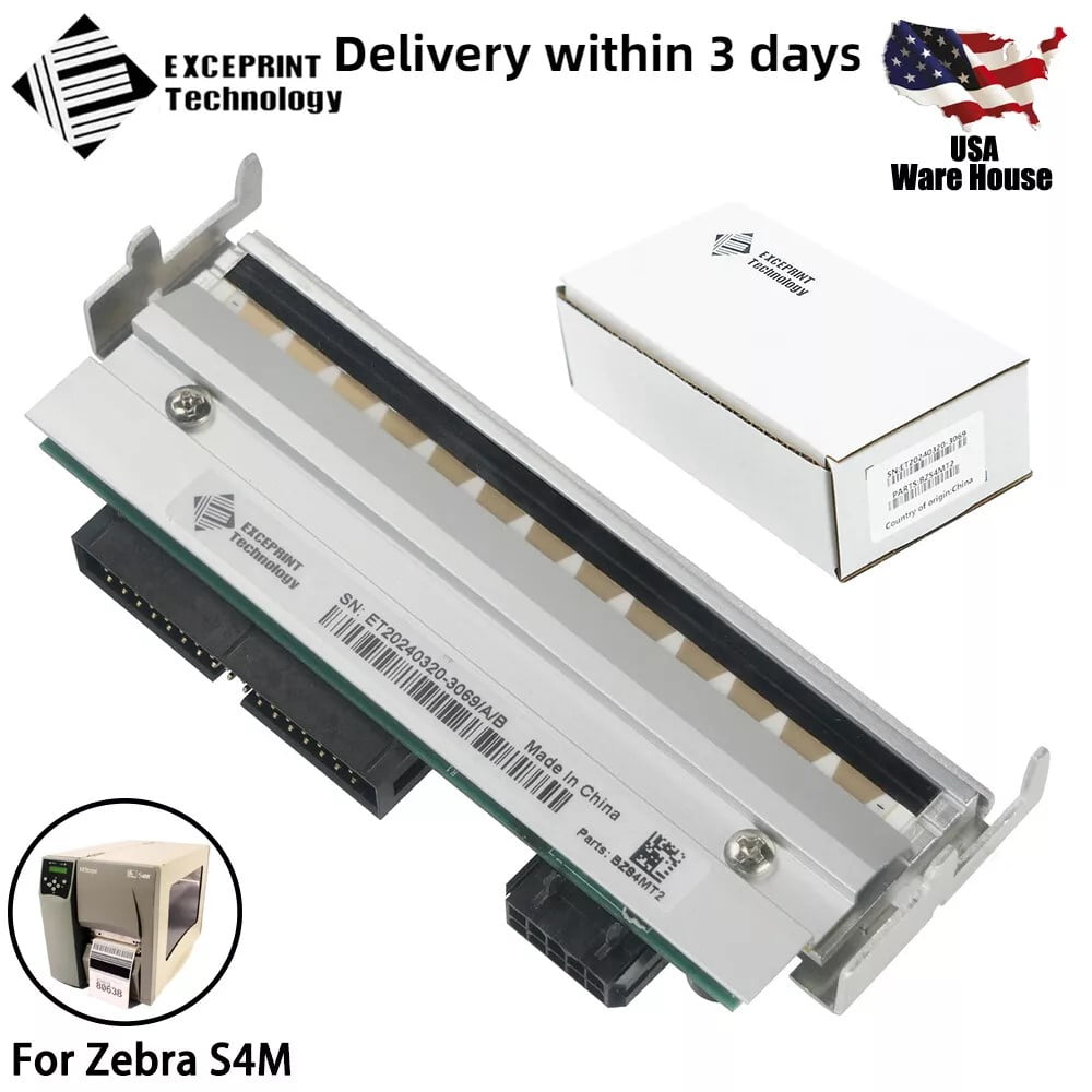 ✅ Printhead for Zebra S4M 203dpi Thermal Barcode Label Printer G41400M US STOCK✅