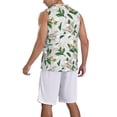 thumbnail image 2 of Sikiie Lilies Flowers Basketball Jersey Reversible Men's Mesh Athletic Sports Shirts Training Practice S-4XLLarge, 2 of 6
