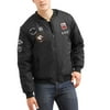 Mens Bomber jacket with Patches, Up to 3XL