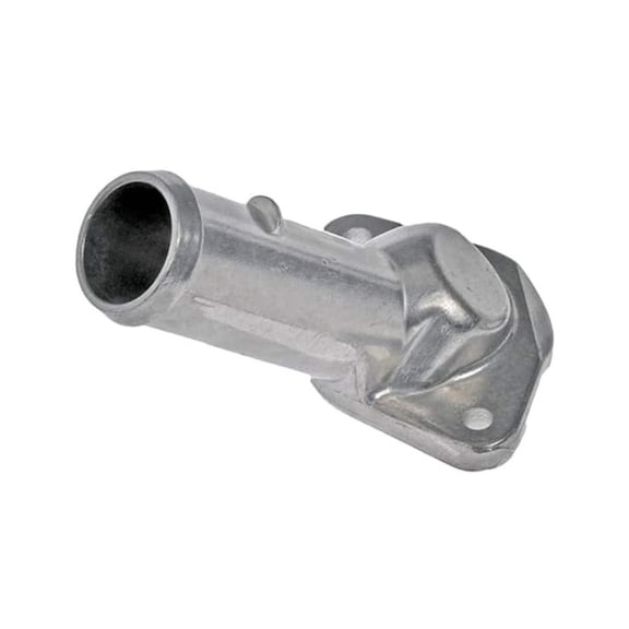 KarParts360 For Chevy S10 1998 99 00 01 02 2003 Engine Coolant Thermostat Housing | Metal Material | Natural | 45 Degrees Housing Neck Angle | 2 Mounting Hole Quantity | 1.25 Inches Outside Diameter