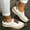G-White, variant on 2025 Women's Summer Fashion Mesh Women Shoes for Work Casual Breathable Casual Shoes Round Women Casual Shoes Slip on Head Non Slip one Womens office Shoes Casual Foot Stirrup Casual Sneakers