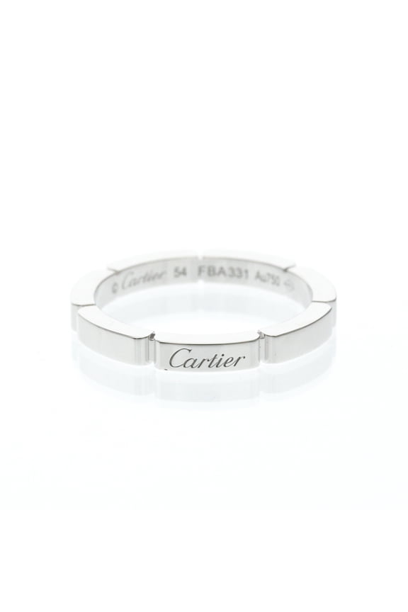 Pre-Owned Cartier Maillon Panthre Ring B4083554 White Gold (18K) Fashion No Stone... (Good)