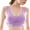 Light Purple, variant on sports bras for women Sports Bra Hollow Out Thin Padded Intimacy Comfortable Breathable Solid Color Breast Support U-shaped Back Women Bras Inner Wear Garment