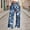 Navy#11, variant on LEBONYARD Pants for Women Plus Size,Women's Fashionable Striped Printed Drawstring Wide Leg Loose Casual Pocket Pants Black S