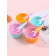 thumbnail image 5 of 1/2/4set Ice Cream Bowl And Spoon Set, Reusable Ice Cream Cup, Random Set Of Ice Cream Birthday Party Decoration, 5 of 10