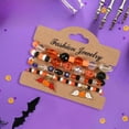 thumbnail image 4 of Luoshdecor Halloween Bracelets Skull Pumpkin Bat Cute Bracelet,Layered Beaded Bracelets,for Women Teen, 4 of 6