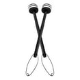 thumbnail image 3 of 2 Pieces Felt Mallet Drum Mallets Felt Head Mallets with Lanyard Bass Percussion 30cm white Black, 3 of 8