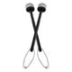 thumbnail image 3 of 2 piezas de mazos de batería, mazos de percusión de bajo para jugadores de tambor y trompeta 30cm blanco negro, 3 of 9